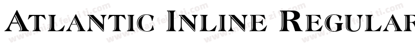 Atlantic Inline Regular字体转换